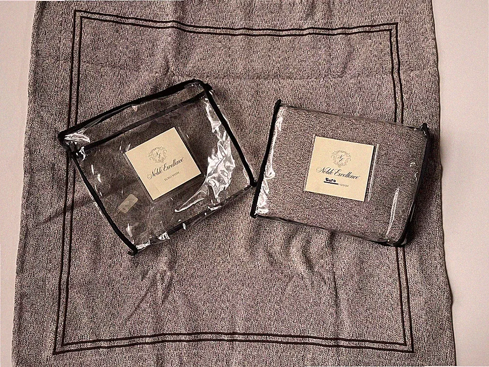 NEW! PAIR NOBLE EXCELLENCE Brown Bedding EURO SHAMS NIP! Thick COTTON
