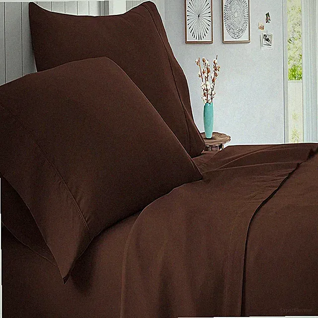 US QUEEN SIZE 100% COTTON 1200 TC SOLID COLORS SELECT BEDDING SET